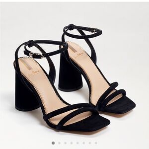 Sam Edelman Kia block candles in black suede